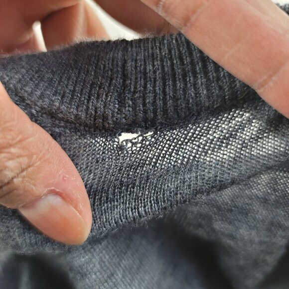 Armani Exchange Gray Wool Sweater Size L - Picture 12 of 12